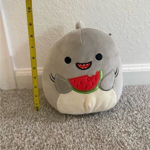 Gordon the Shark Squishmallow (watermelon edition) - 8 inches
